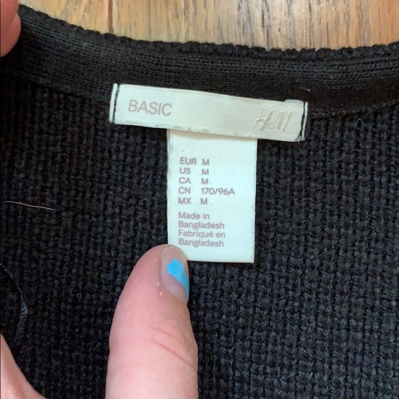 H&M BASICS long sleeve long sweater/cover up - Picture 2 of 2